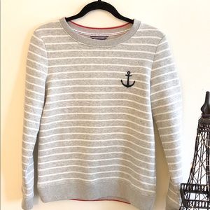 Tommy Hilfiger Comfy Grey Anchor Sweatshirt